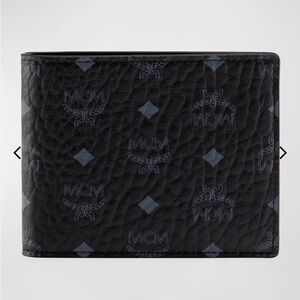 MCM Men's Visetos Monogram Flap Wallet